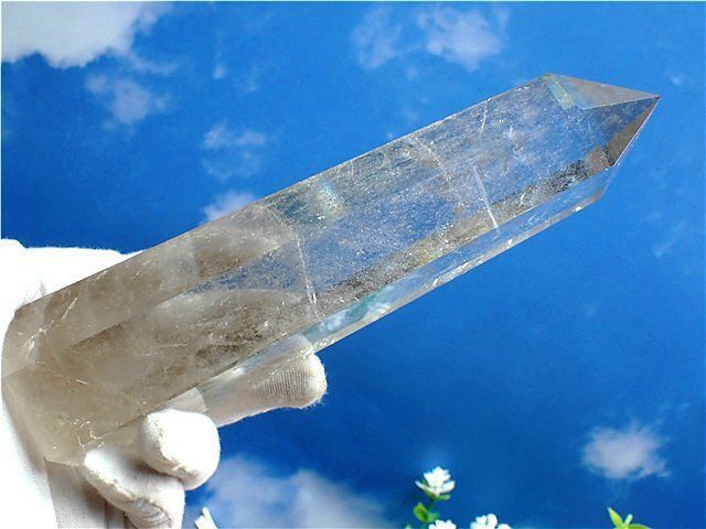AAAAAAAA級天然高透明度水晶六角柱B0721/YS/71212/228C AAA級天然高透明度水晶六角柱YT3B2/164B11A Lab. hope 希望研究室 高