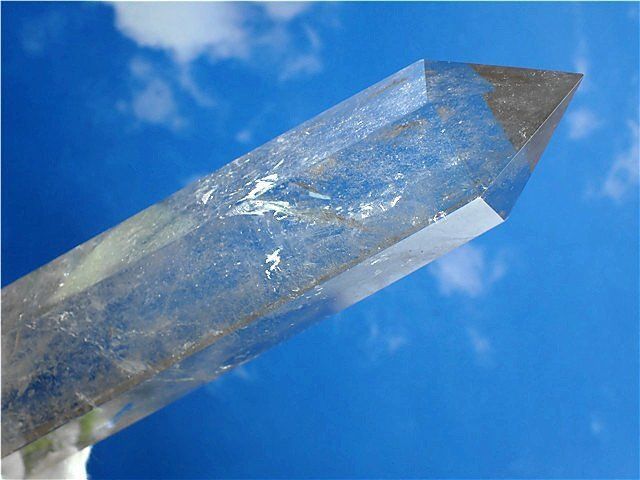 AAA級天然高透明度水晶六角柱YT3B2/164B11A Lab. hope 希望研究室 高