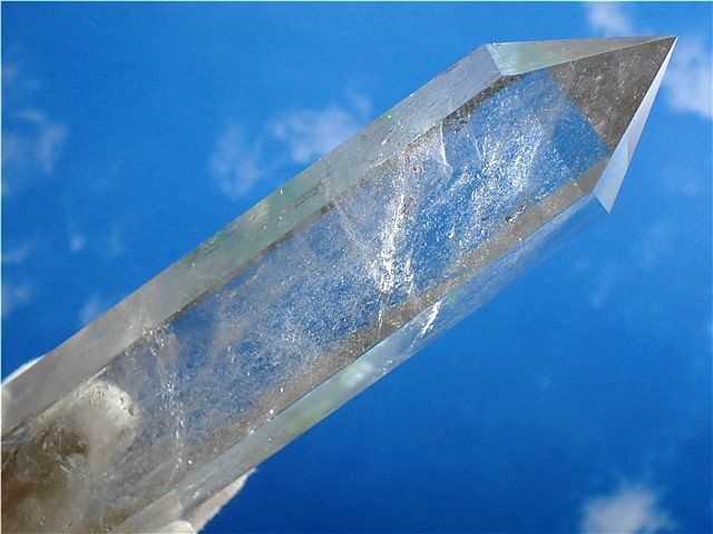 AAA級天然高透明度水晶六角柱YT3B2/164B11A Lab. hope 希望研究室 高