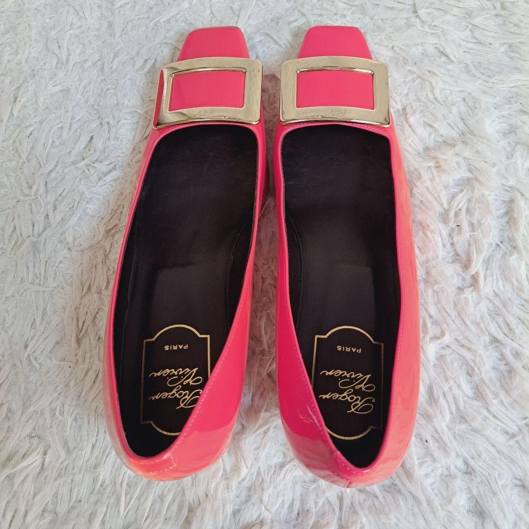 人気✨ROGER VIVIER ロジェヴィヴィエ トランペット スクエアバックル