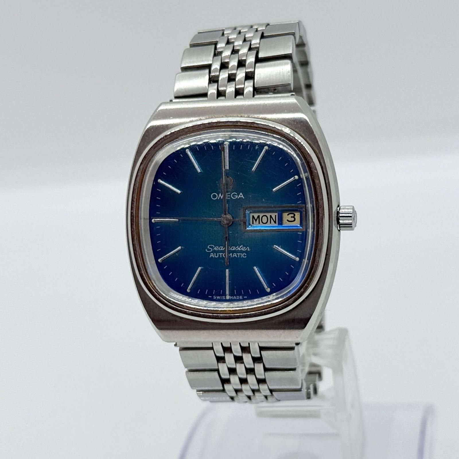 OMEGA オメガ シーマスター TVスクリーン CAL.1020 ブルー AT メンズ