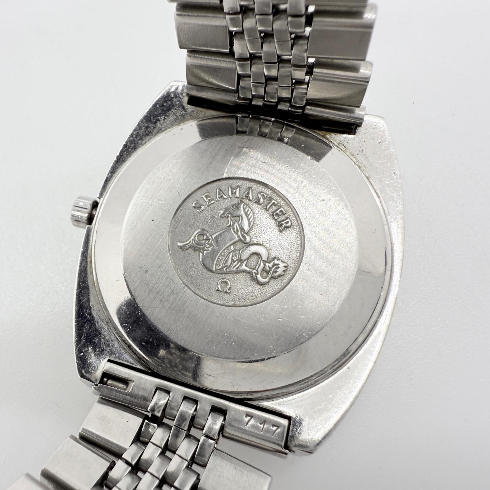 OMEGA オメガ シーマスター TVスクリーン CAL.1020 ブルー AT メンズ