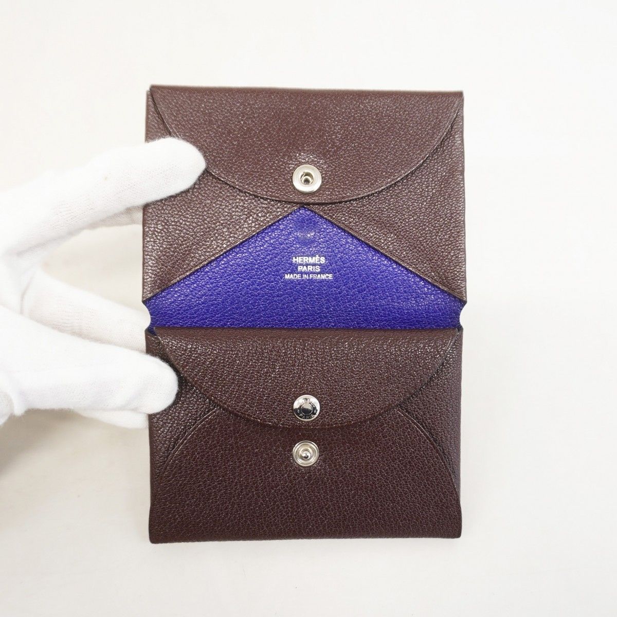 6bc4290】エルメス コインケース カルヴィ デュオ ヴェルソ