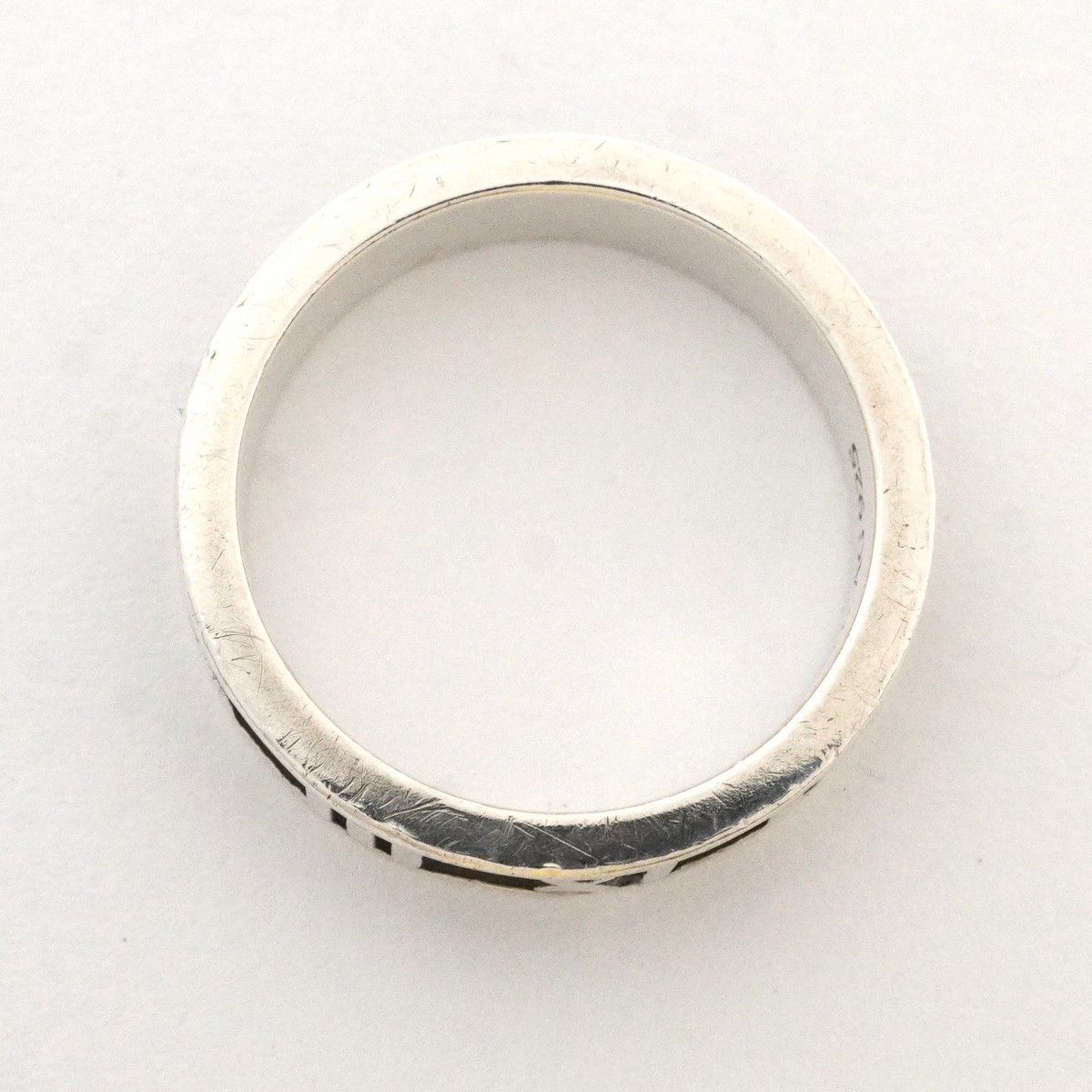 6jbb0380-k】ティファニー リング アトラス シルバー925 6号【中古