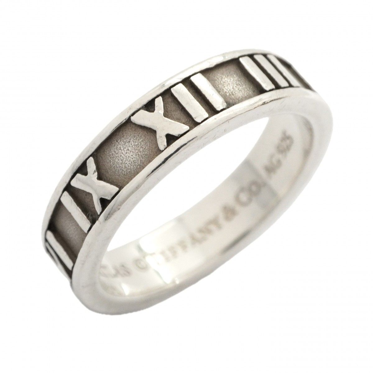 6jbb0380-k】ティファニー リング アトラス シルバー925 6号【中古