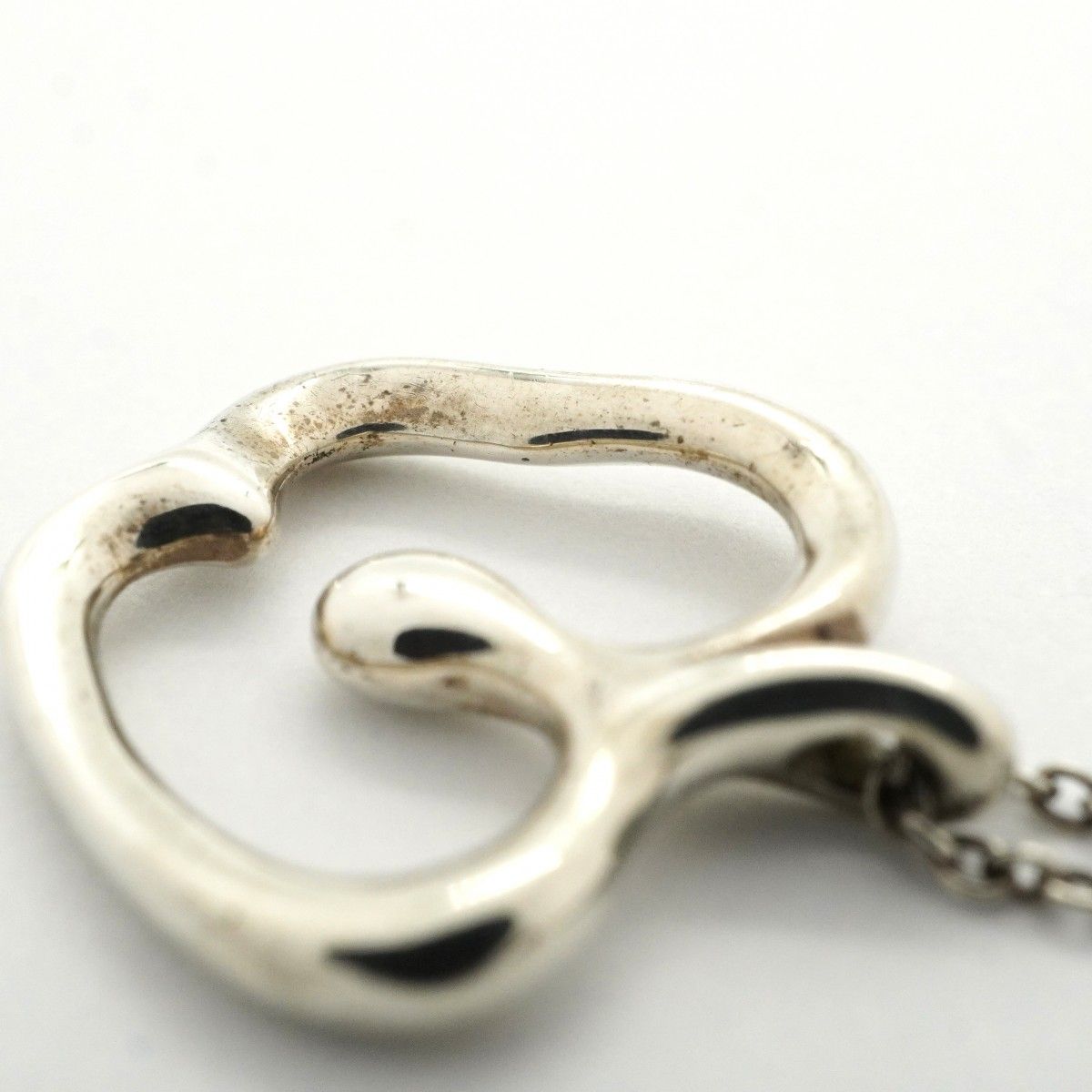 6jbb0386-k】ティファニー ネックレス アップル シルバー925【中古