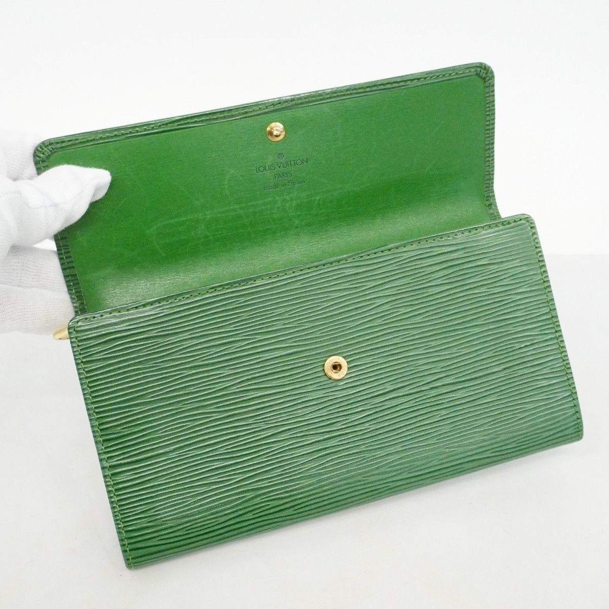 6bc4049-k】ルイヴィトン 長財布 エピ ポシェットポルトモネクレディ