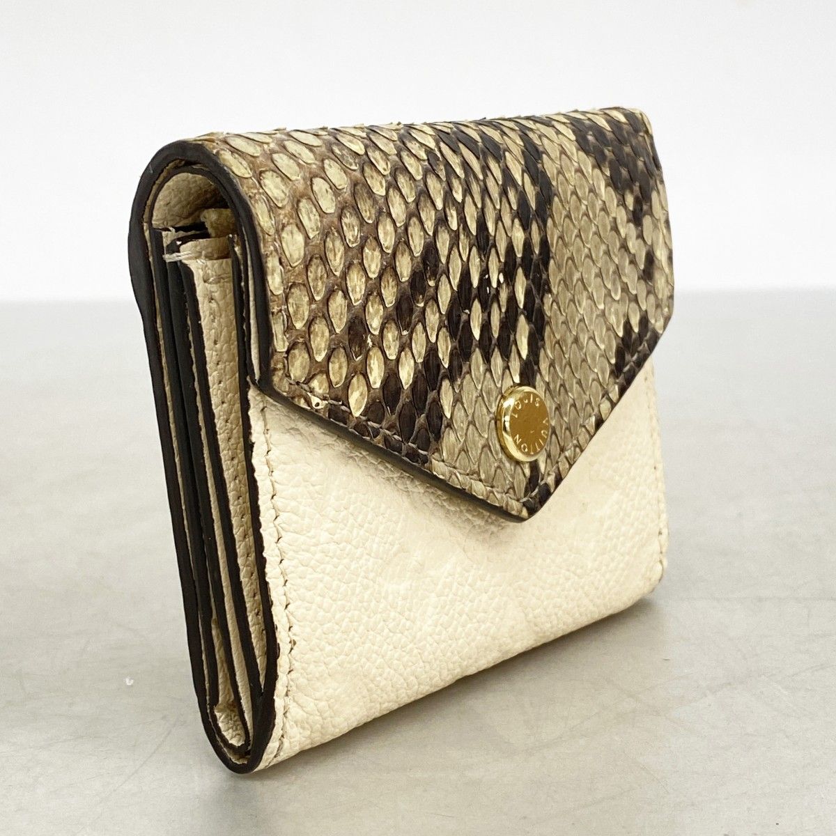 6bc4186-k】ルイヴィトン 三つ折り財布 モノグラム・アンプラント