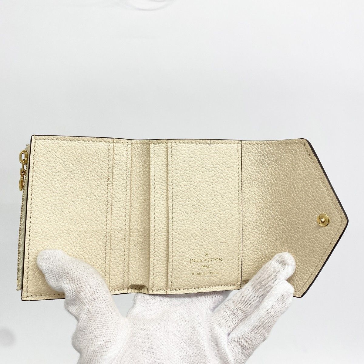 6bc4186-k】ルイヴィトン 三つ折り財布 モノグラム・アンプラント