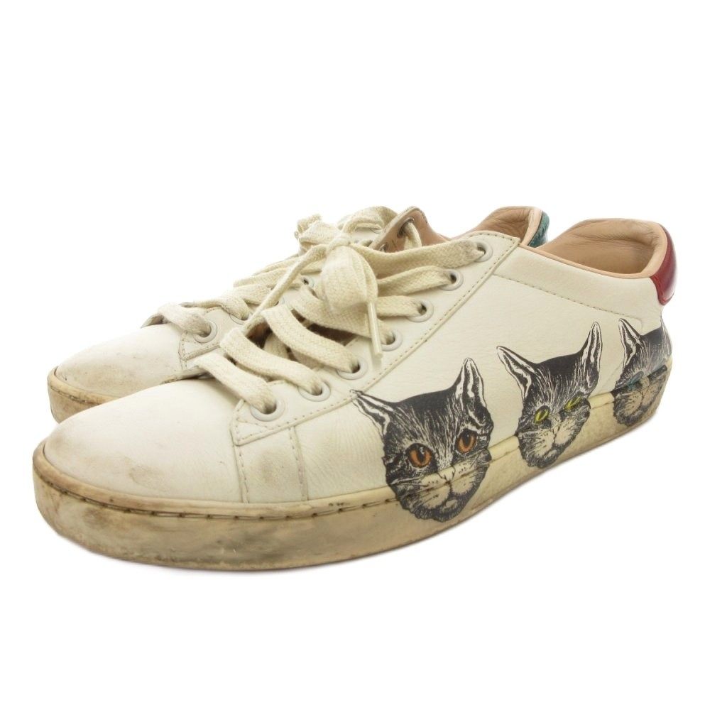 グッチ GUCCI ミスティックキャット スニーカー シューズ ローカット