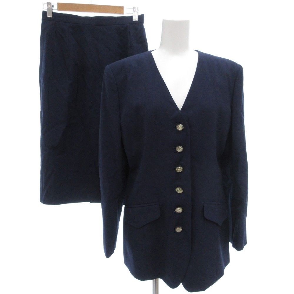 レオナール LEONARD ファッション FASHION セットアップ ノーカラー