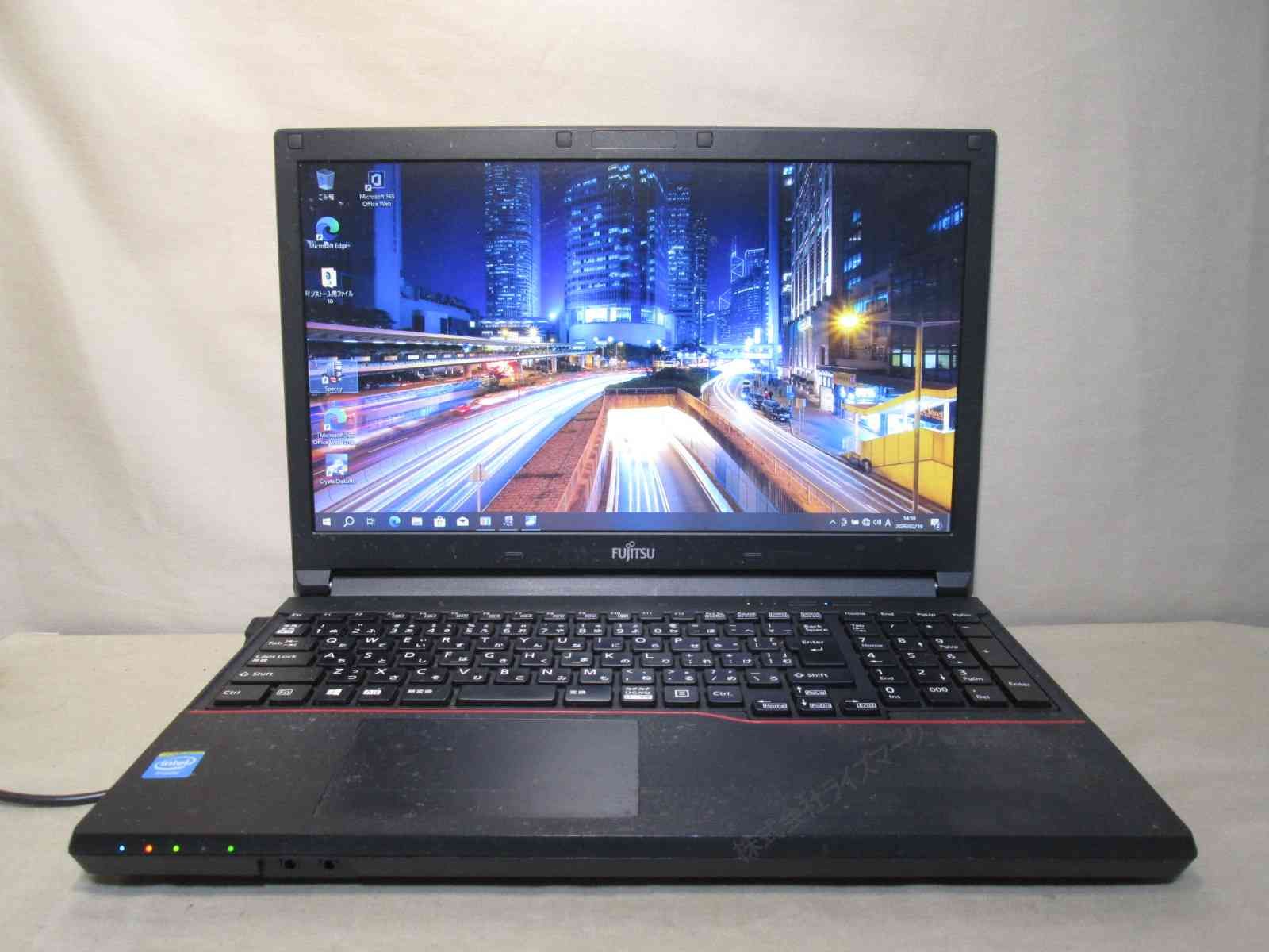 富士通 LIFEBOOK A574/KX【Celeron 2950M 2.0GHz】 【Windows10 Pro 