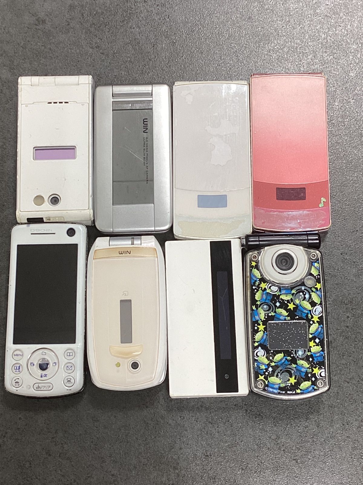 ガラケー 携帯電話 FOMAその他8台おまとめセット 折りたたみ スライド