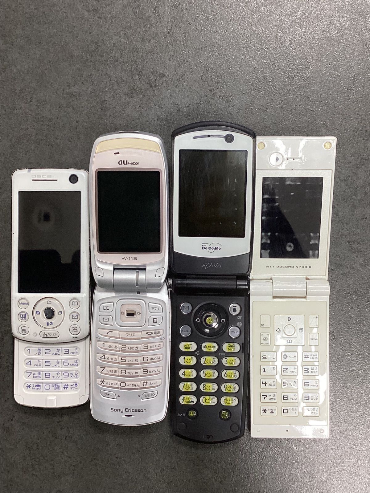ガラケー 携帯電話 FOMAその他8台おまとめセット 折りたたみ スライド