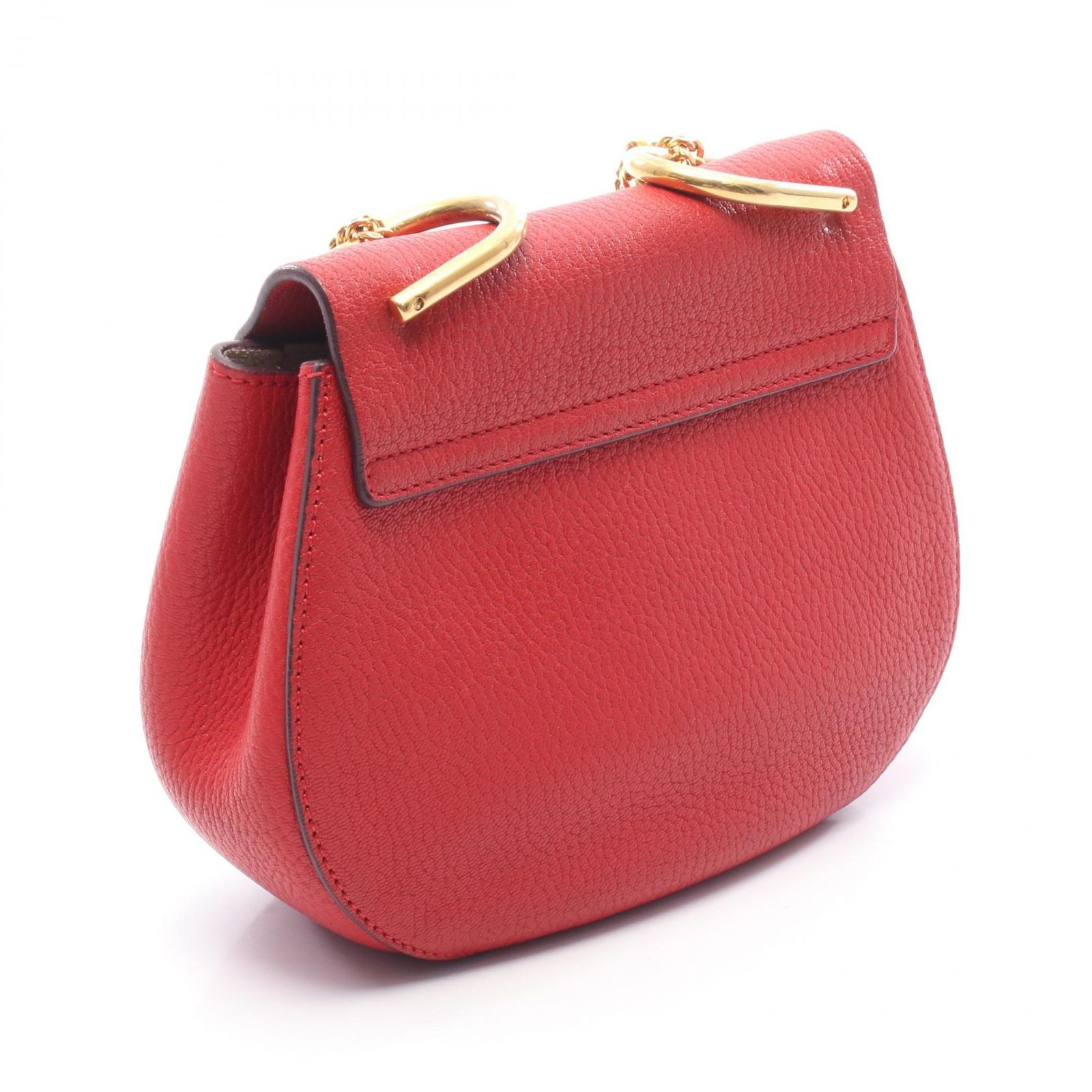 クロエ Chloe ショルダーバッグ Drew ドリュー 3S1031 レッド レザー