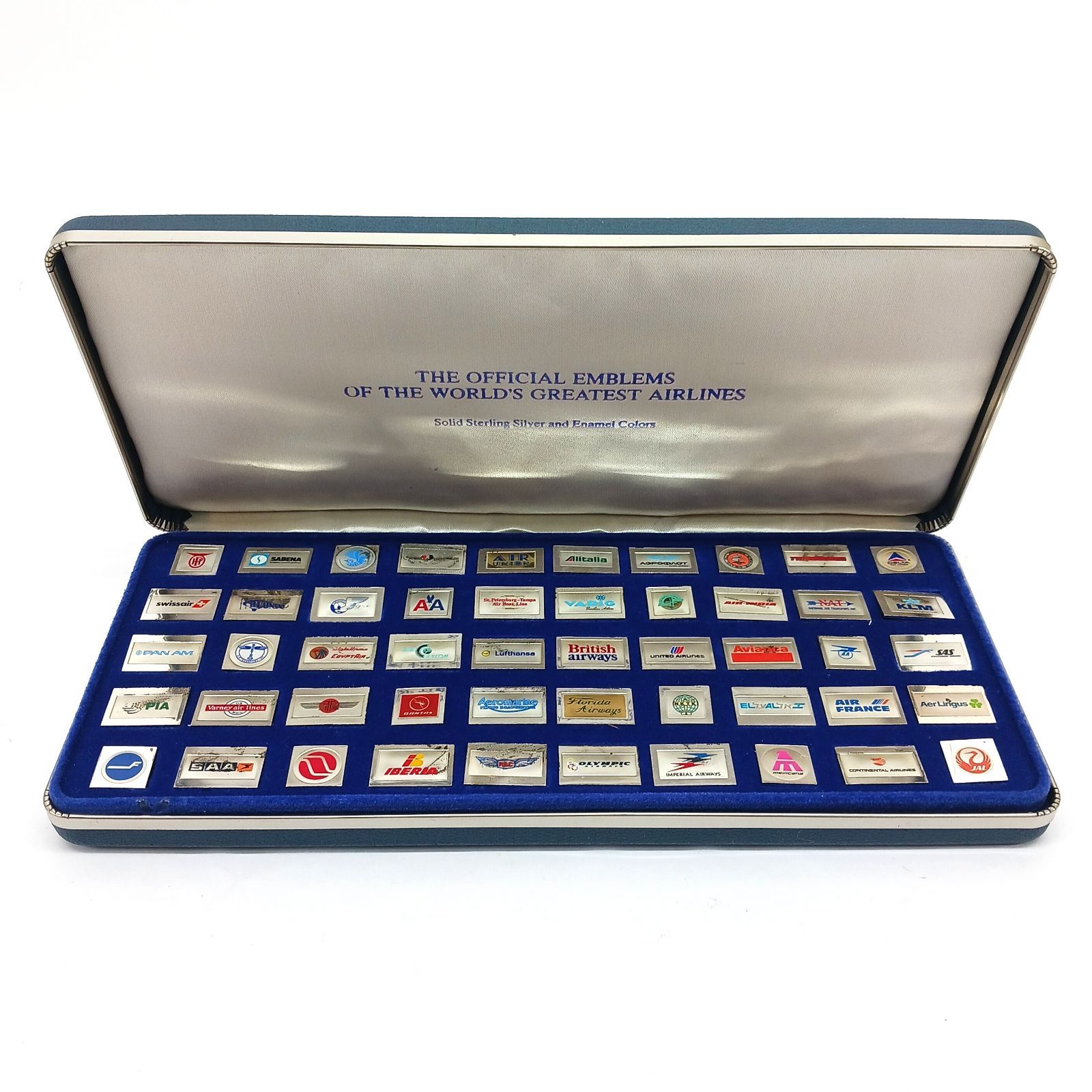 フランクリンミント 世界の航空会社 エンブレム 50種 プレート セット