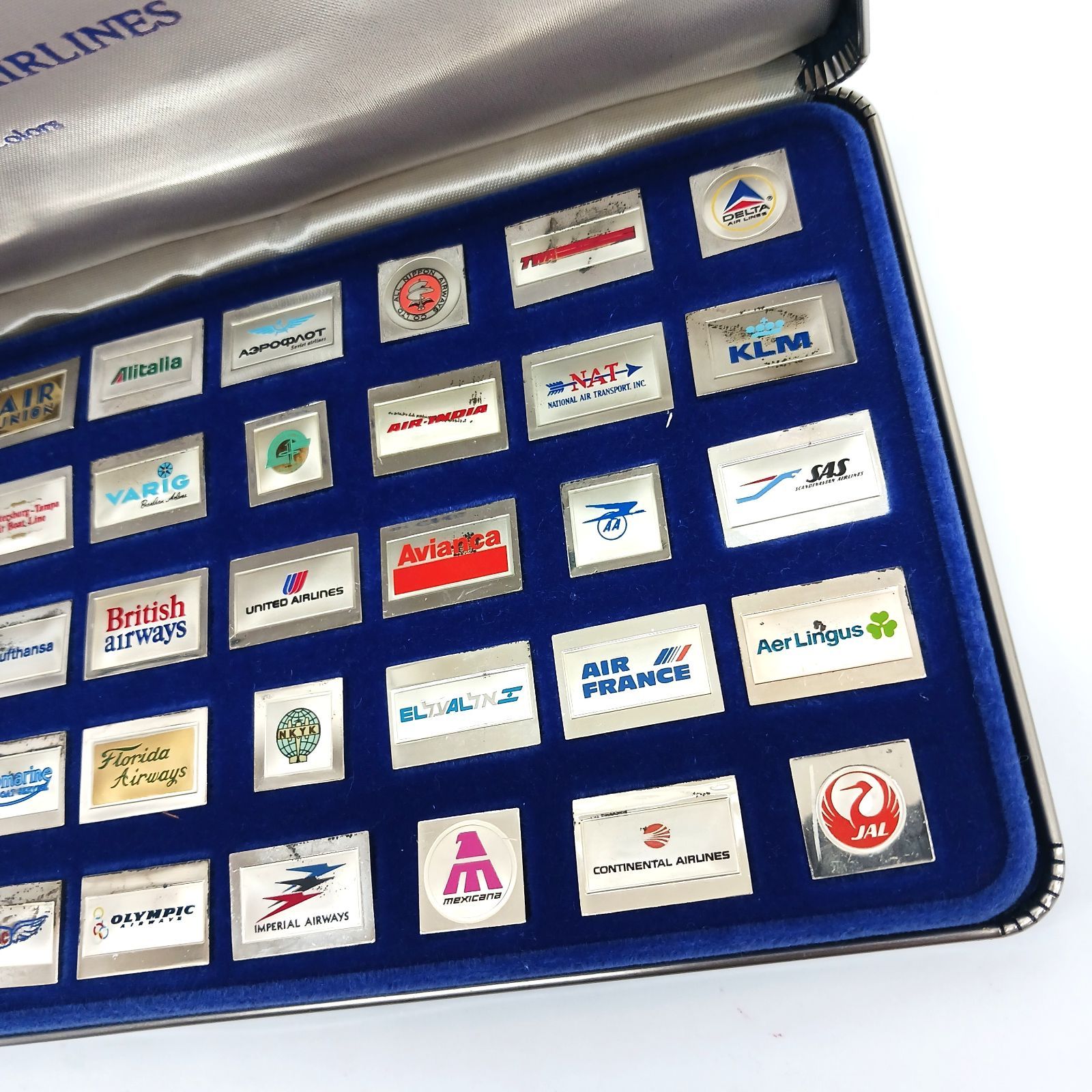 フランクリンミント 世界の航空会社 エンブレム 50種 プレート セット