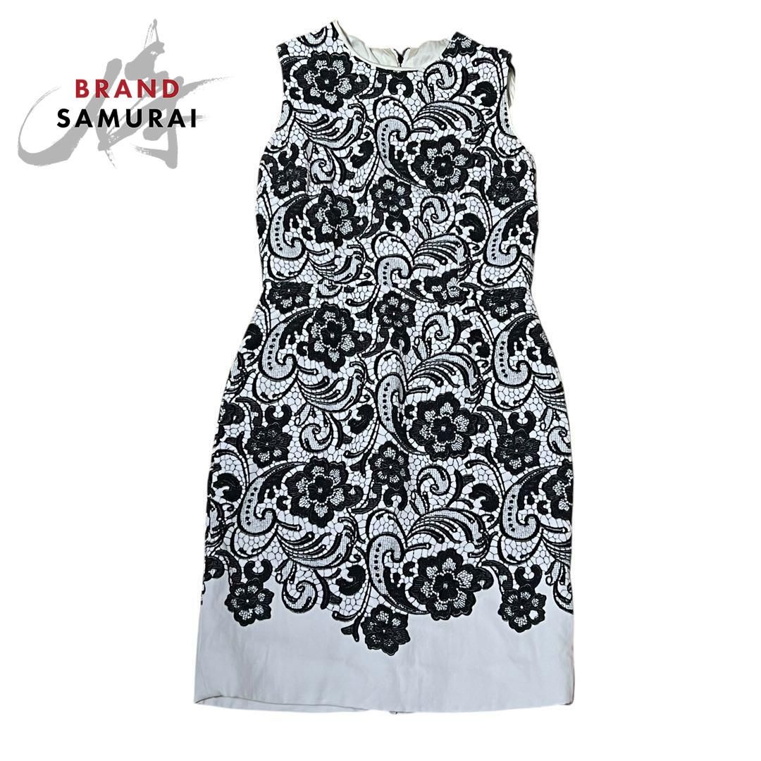 DOLCE&GABBANA ドルチェアンドガッバーナ 花柄 ホワイト ブラック