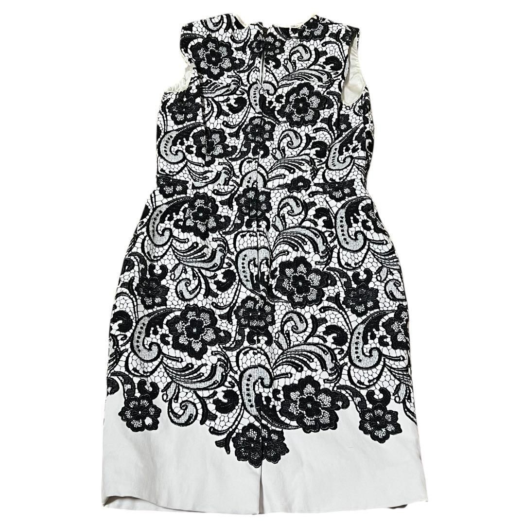 DOLCE&GABBANA ドルチェアンドガッバーナ 花柄 ホワイト ブラック