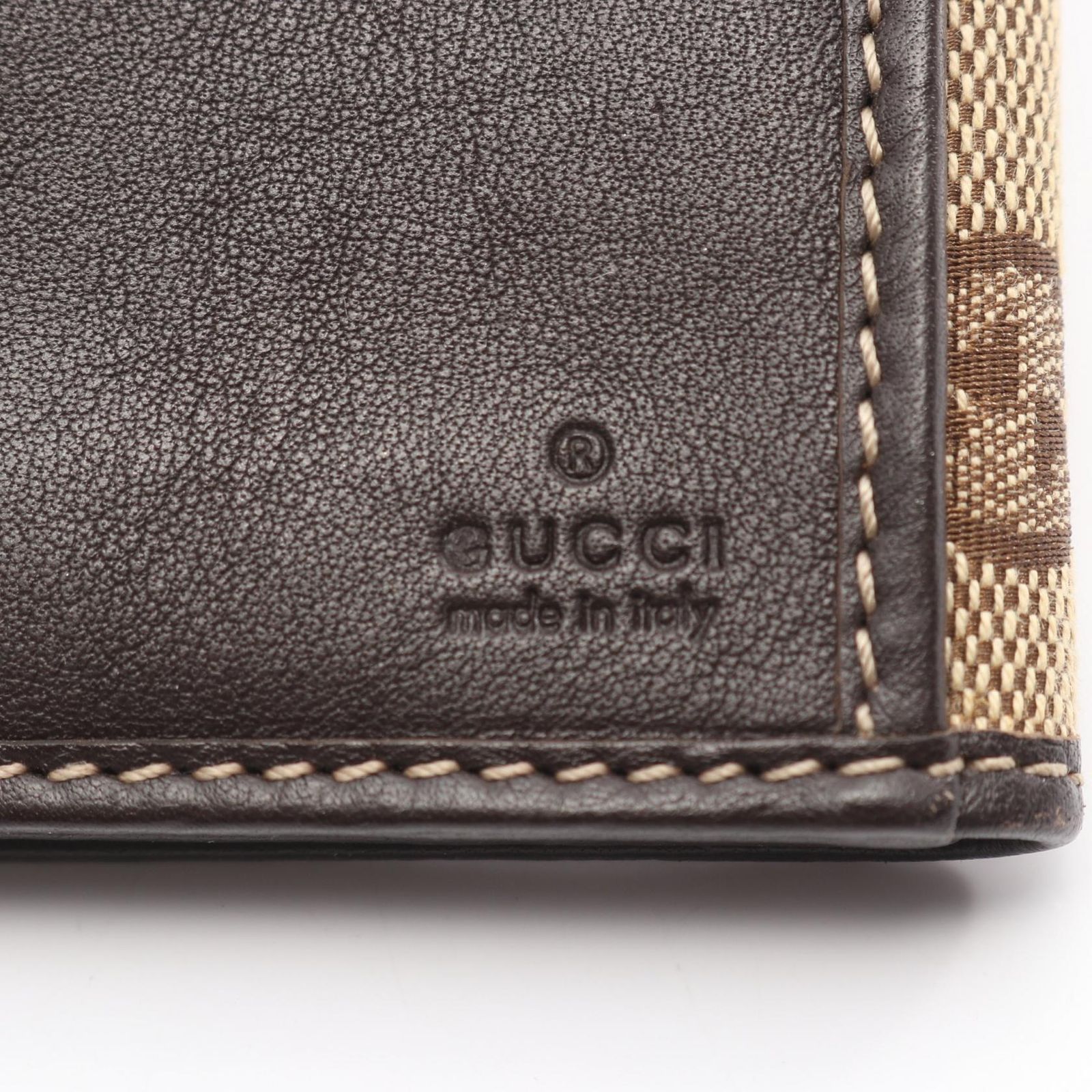 グッチ GUCCI 二つ折り長財布 インターロッキングG GGキャンバス