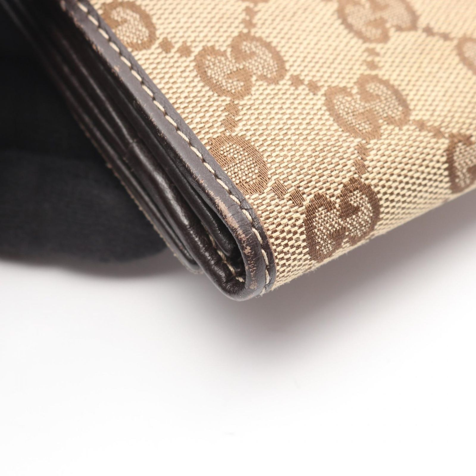グッチ GUCCI 二つ折り長財布 インターロッキングG GGキャンバス