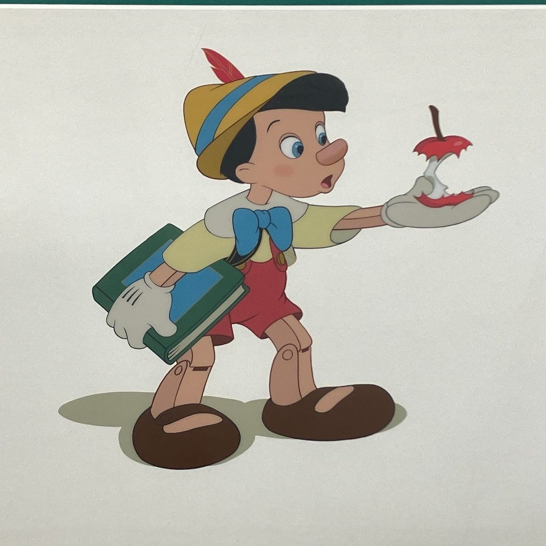Walt Disney ウォルトディズニー ピノキオ セル画 「PINOCHIO AND THE