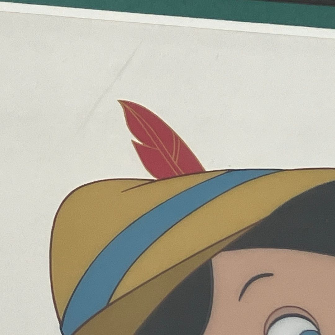 Walt Disney ウォルトディズニー ピノキオ セル画 「PINOCHIO AND THE