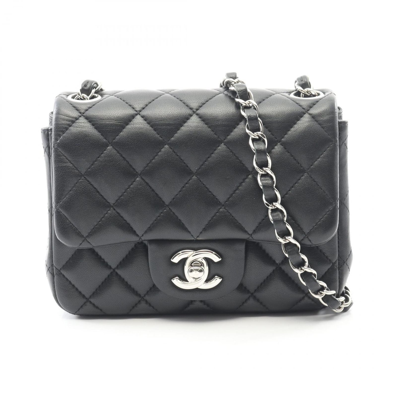 シャネル CHANEL ショルダーバッグ ミニマトラッセ A35200 ブラック 
