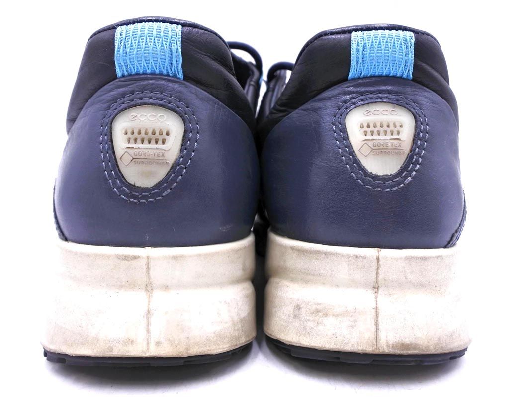 ECCO ネイビー ゴルフシューズ ECCO エコー ゴルフ シューズ size25.5cm/ネイビー □□ メンズ