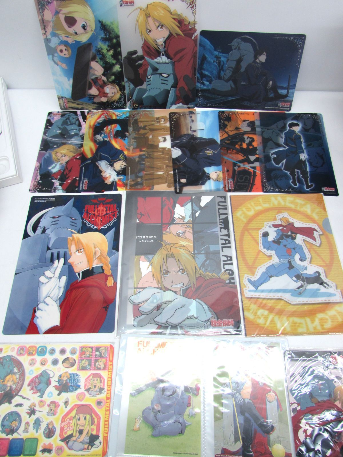 鋼の錬金術師 グッズおまとめセット クリアシート 9枚 電通 少年