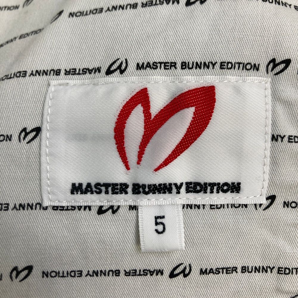 サイズ：5 MASTER BUNNY EDITION マスターバニーエディション 758-3131401 サイド切替 ストレッチロングパンツ  ブラック系 [240101626801] ゴルフウェア メンズ ストスト サイズ：5 MASTER BUNNY EDITION マスターバニーエディション 758