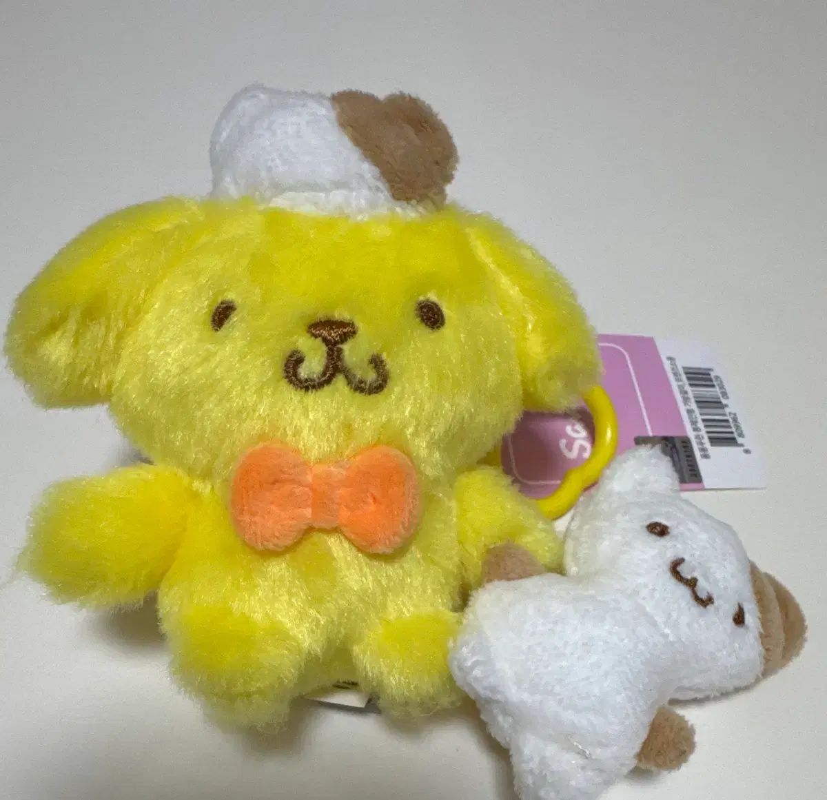 サンリオ ポムポムプリン マスコット ぬいぐるみ キーホルダー