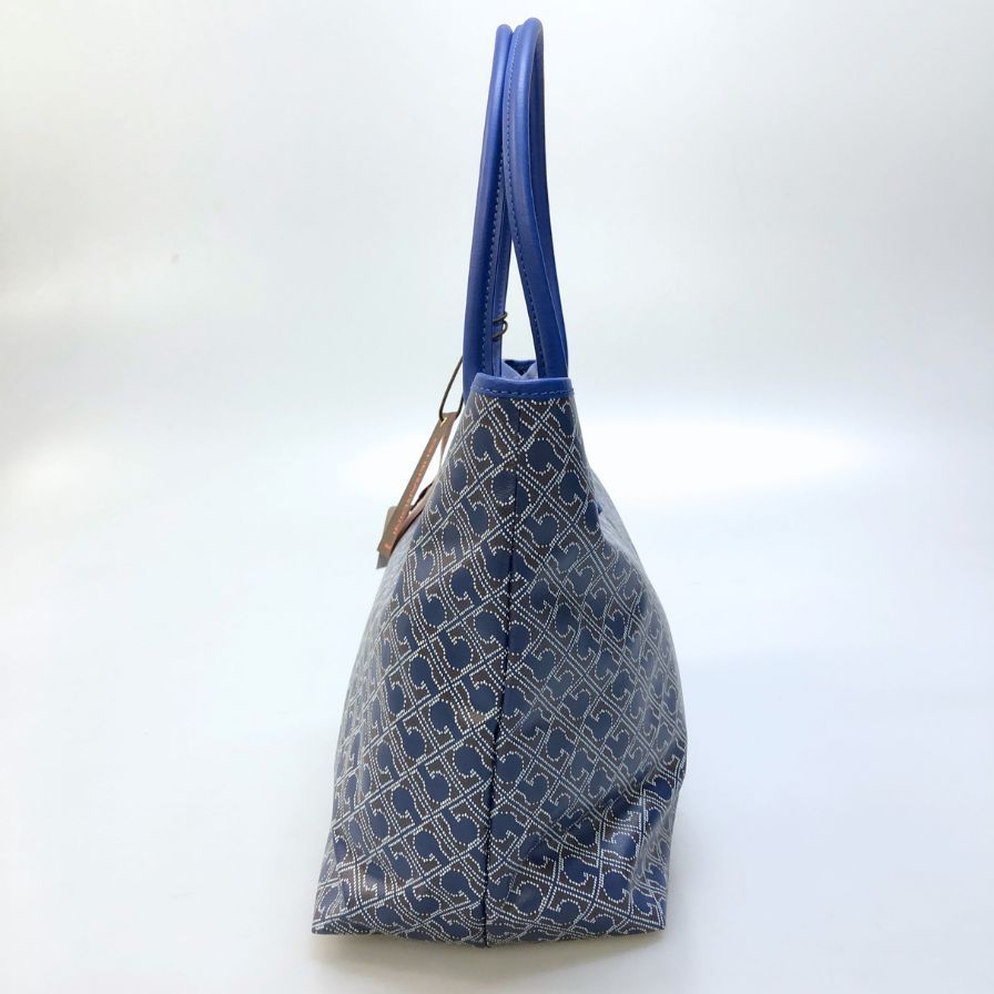ゲラルディーニ リナシメント 総柄 トートバッグ ブルー【AFE4