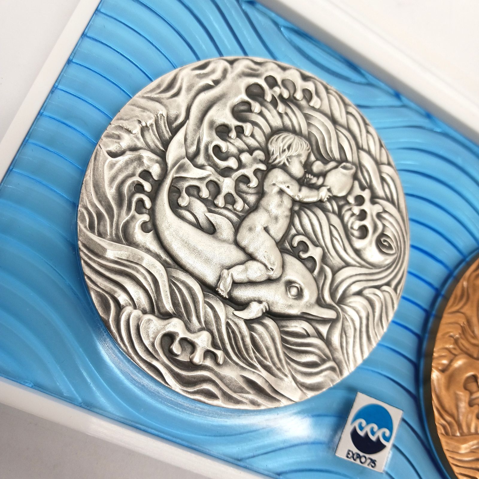 沖縄国際海洋博覧会公式記念メダル 1975年 EXPO'75 純銀 SILVER 1000