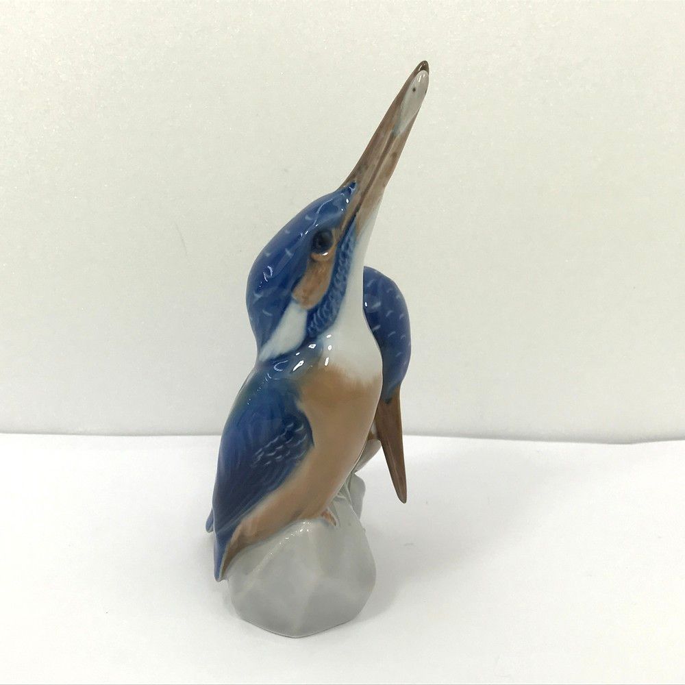 ロイヤルコペンハーゲン カワセミ フィギュリン 鳥 陶器 置物 高さ18.2cm ロイヤルコペンハーゲン カワセミ フィギュリン Royal Copenhagen 全高