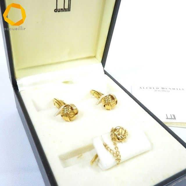 ae アルフレッド ダンヒル dunhill カフス ネクタイピン セット
