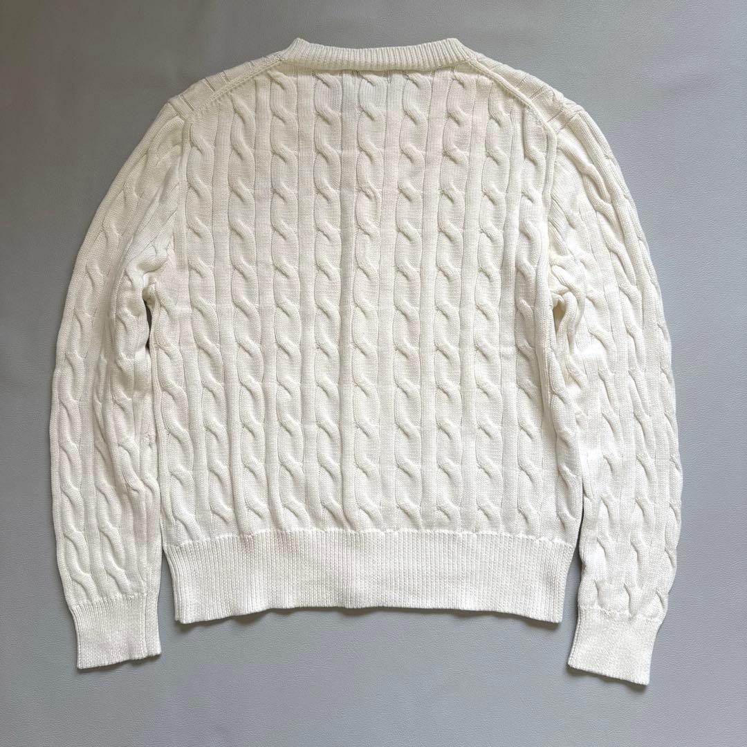 未使用 タグ付き ポロラルフローレン カーディガン ケーブルニット
