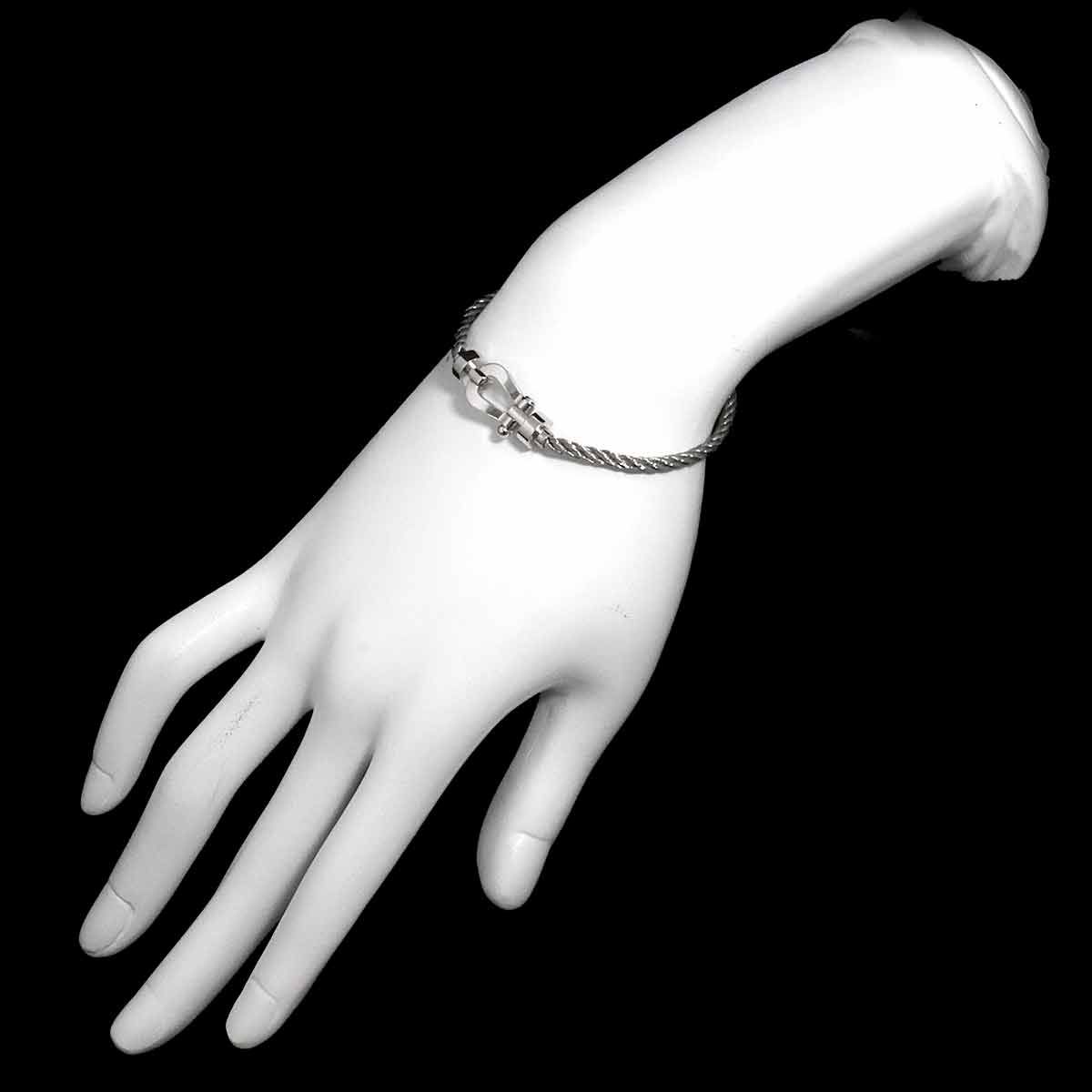 フレッド FRED フォース10 ミディアム MM ブレスレット #15 K18 WG