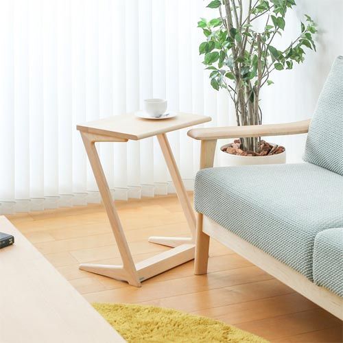 美品】飛騨家具 イバタインテリア Sign サイドテーブル オーク材