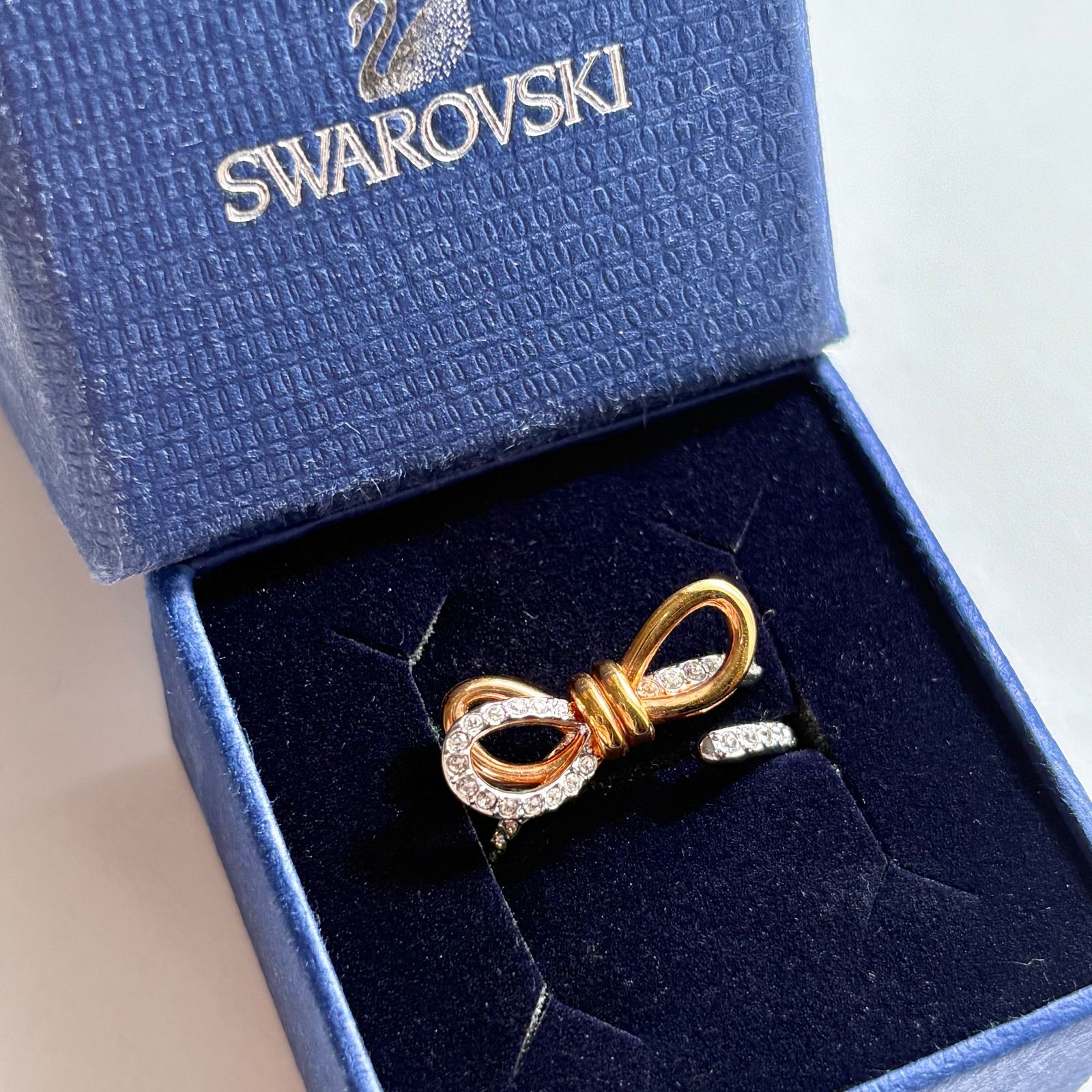 SWAROVSKI スワロフスキー LIFELONG MEDIUM BOW リング 指輪 リボン