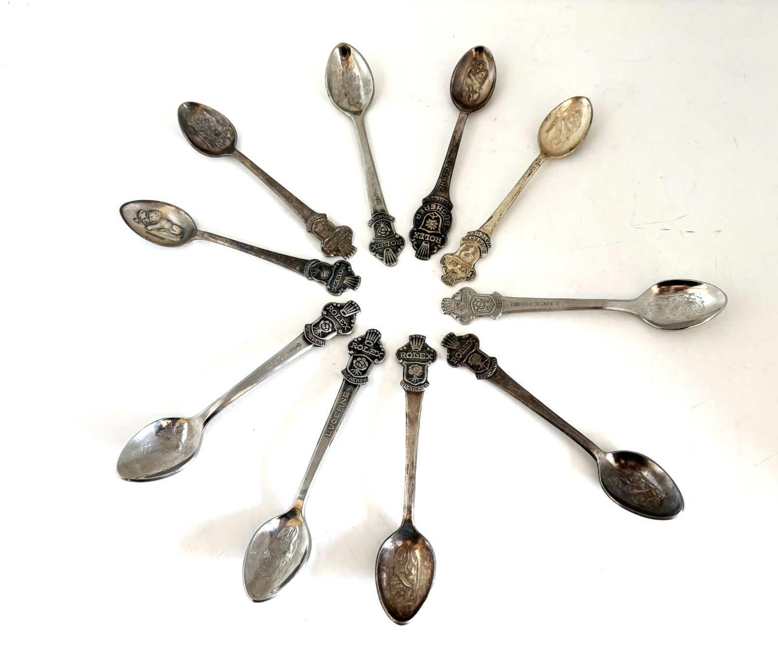 ROLEX ・ロレックス】 スプーン 10本セット ヴィンテージ ノベルティ