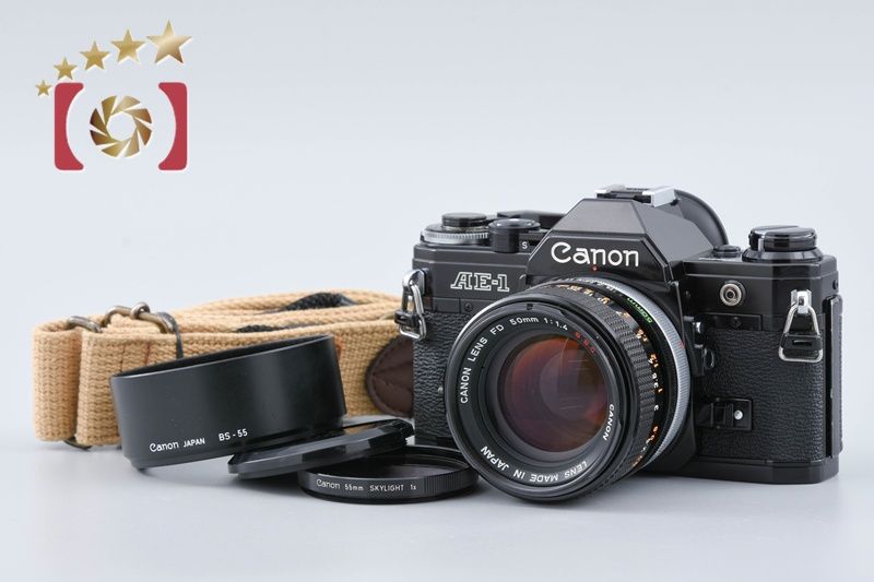 中古】Canon キヤノン AE-1 ブラック + FD 50mm f/1.4 S.S.C. - メルカリ