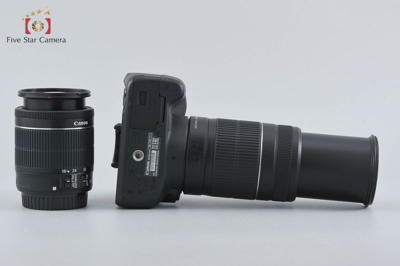 中古】Canon キヤノン EOS Kiss X7 ダブルズームキット ブラック