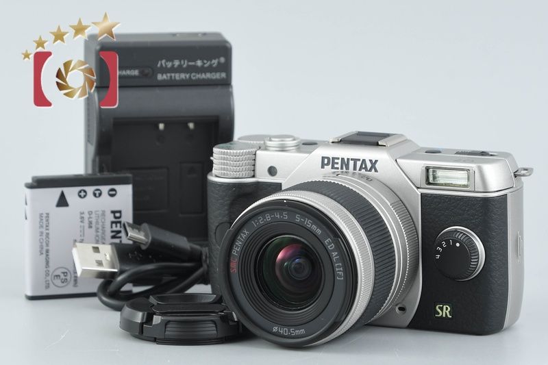 中古】PENTAX ペンタックス Q7 ズームレンズキット シルバー