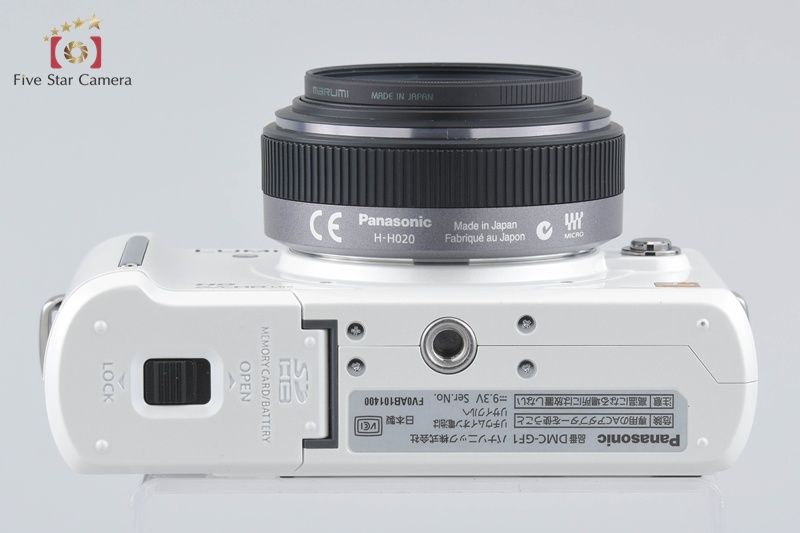中古】Panasonic パナソニック DMC-GF1 レンズキット シェルホワイト