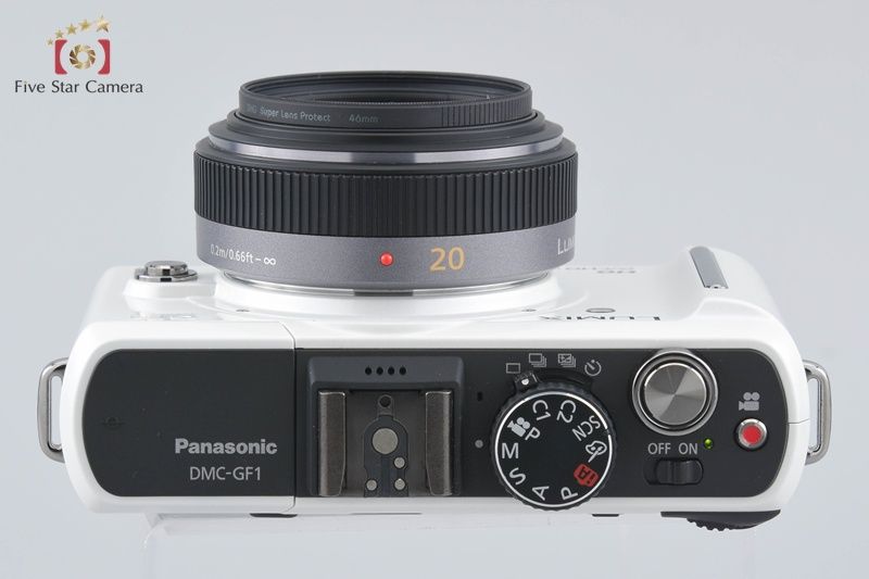 中古】Panasonic パナソニック DMC-GF1 レンズキット シェルホワイト