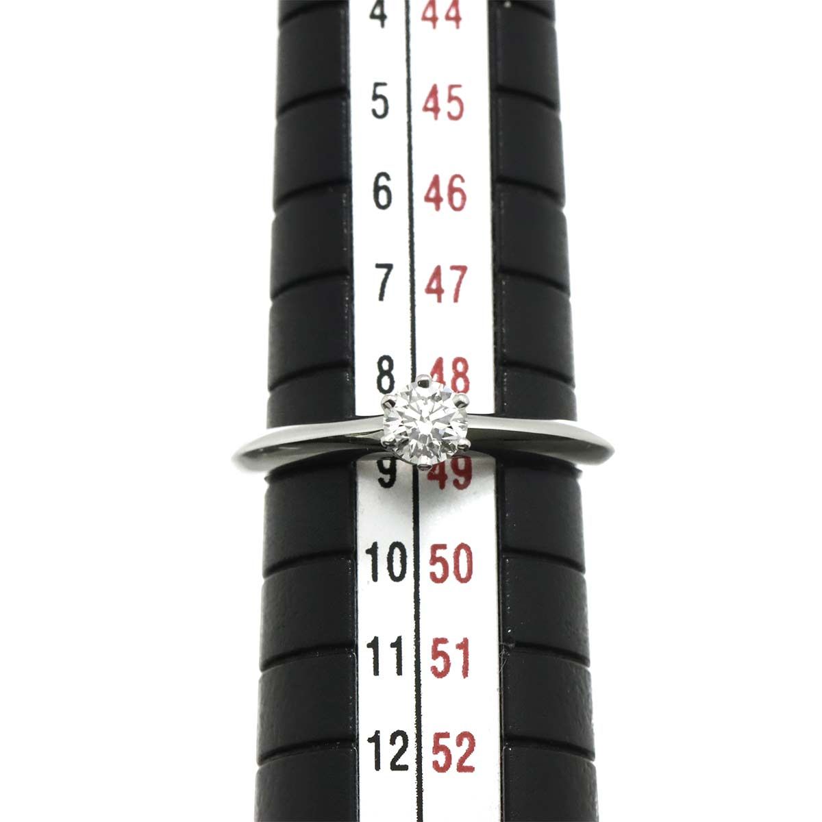 ティファニー TIFFANY&Co. ソリティア 9号 リング ダイヤ 0.24ct Pt