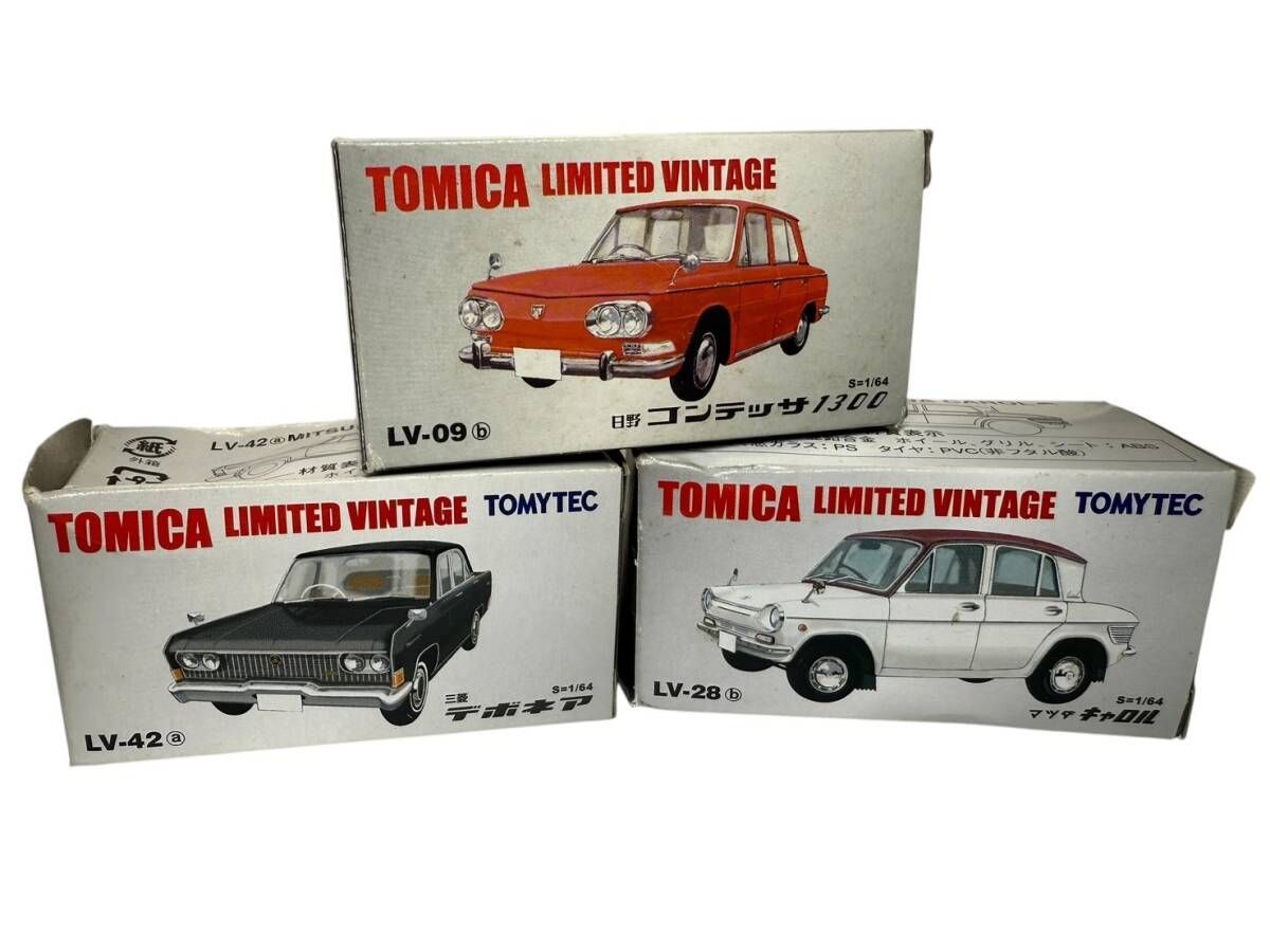 トミカ リミテッド ヴィンテージ 3台おまとめ 三菱 マツダ 日野 ほぼ