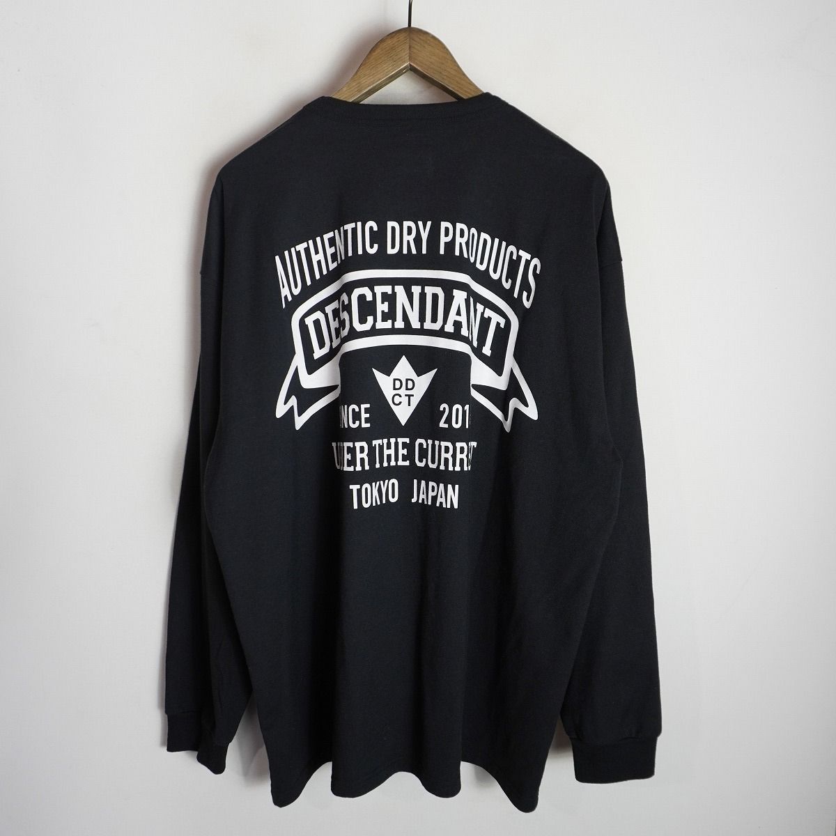 美品 DESCENDANT ディセンダント オーセンティック 長袖 カットソー T