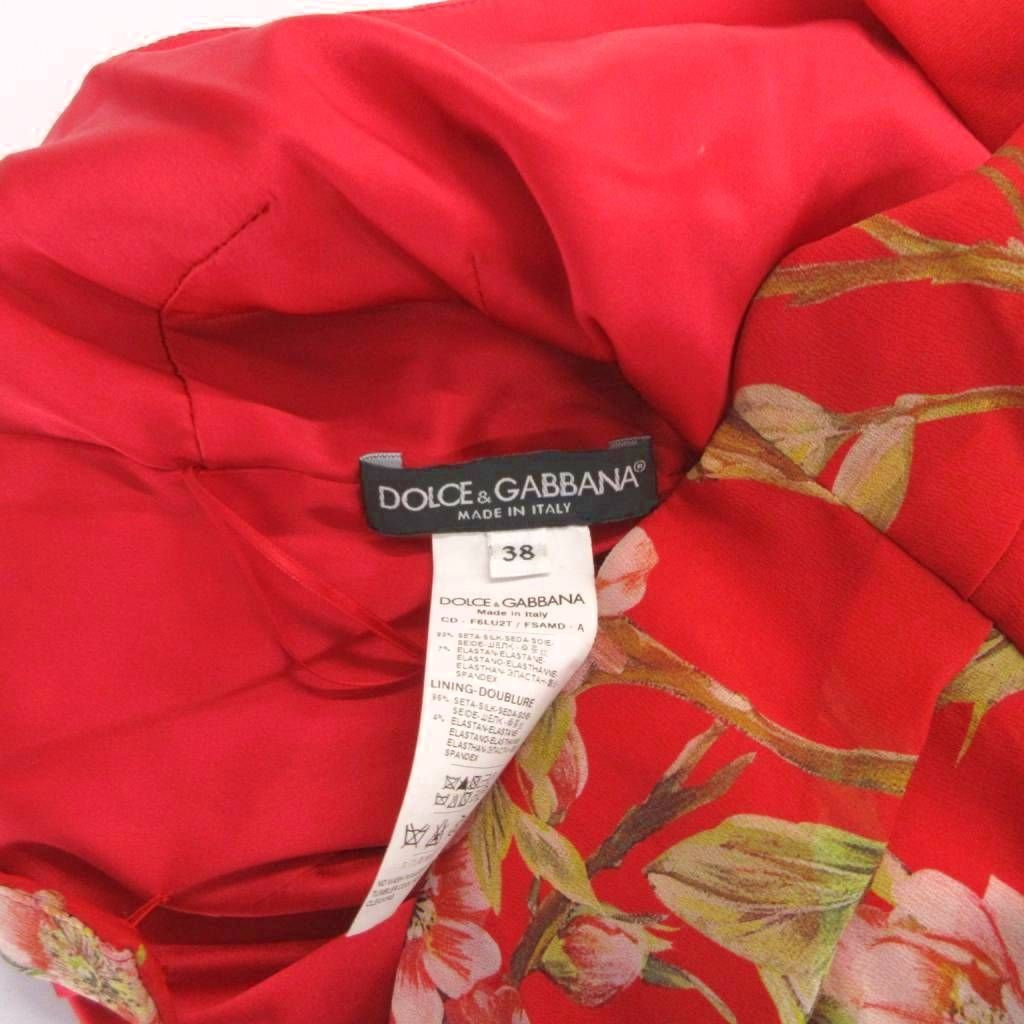 ドルチェ&ガッバーナ ドルガバ DOLCE&GABBANA ワンピース 花柄